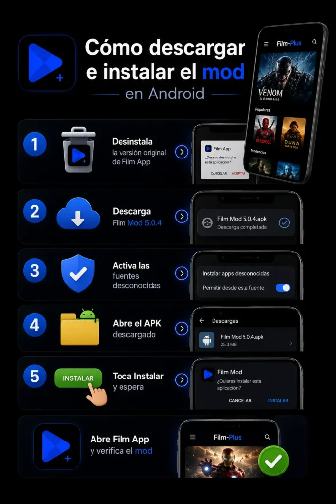 Cómo descargar e instalar el mod en Android