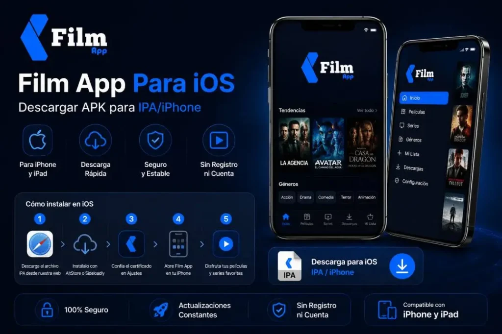 Film App Para iOS – Descargar APK para IPAiPhone Film App Para iOS – Descargar APK para IPAiPhone