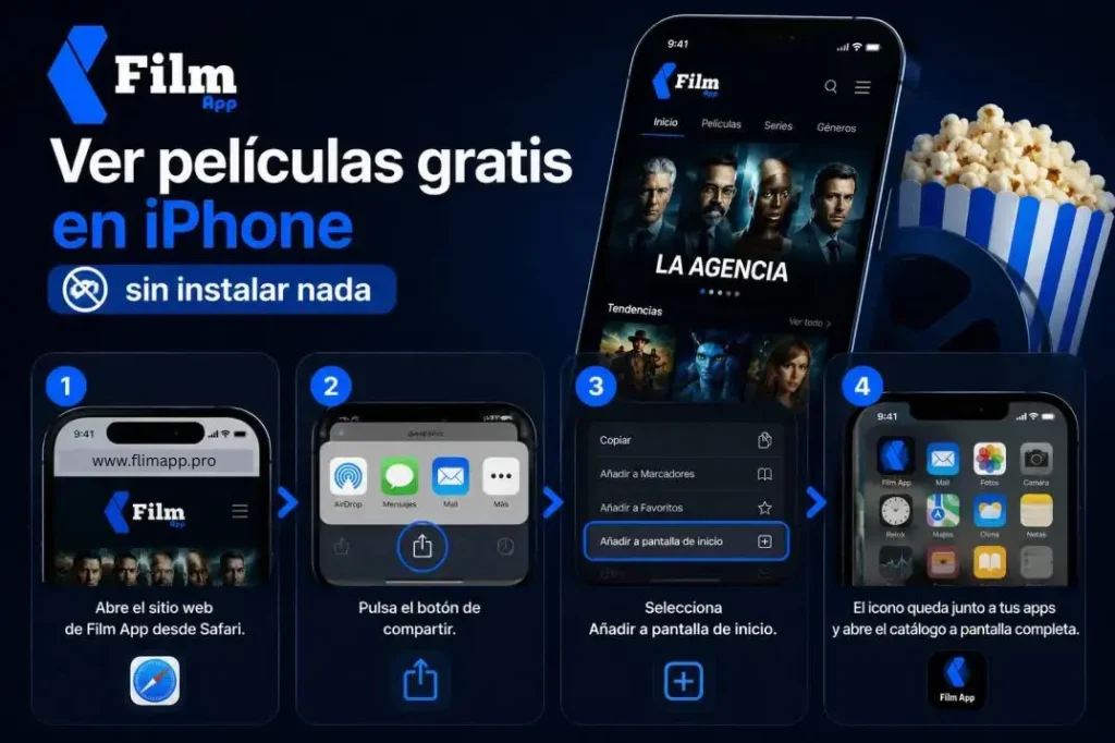 Ver películas gratis en iPhone sin instalar nada Ver películas gratis en iPhone sin instalar nada